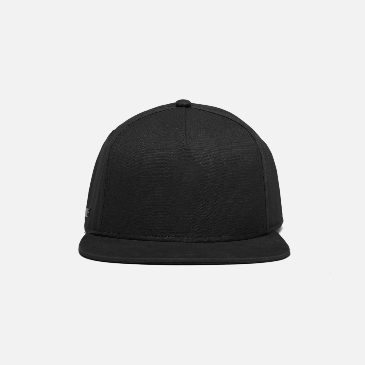 TRUE LinksWear Blank Canvas 5-Panel Snapback Hat - Black