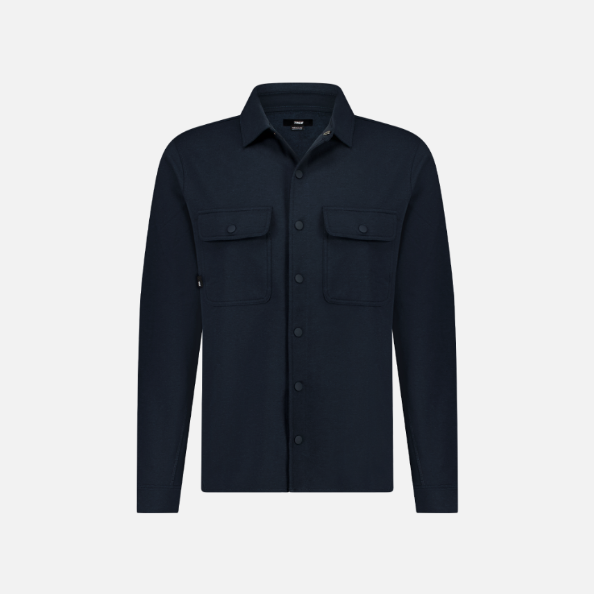 TRUE LinksWear Future Staples Overshirt - Heather Navy