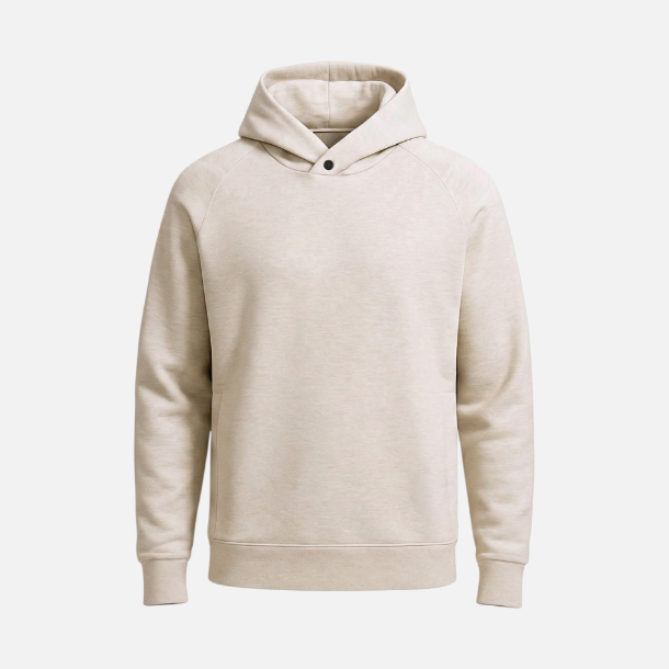 TRUE LinksWear Future Staples Men's Golf Hoodie - Heather Oatmeal