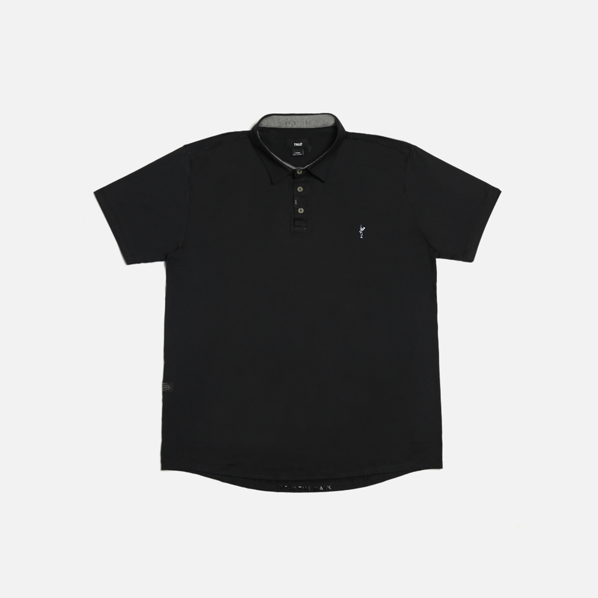TRUE LinksWear All Day Polo - Dead Golfer - Black