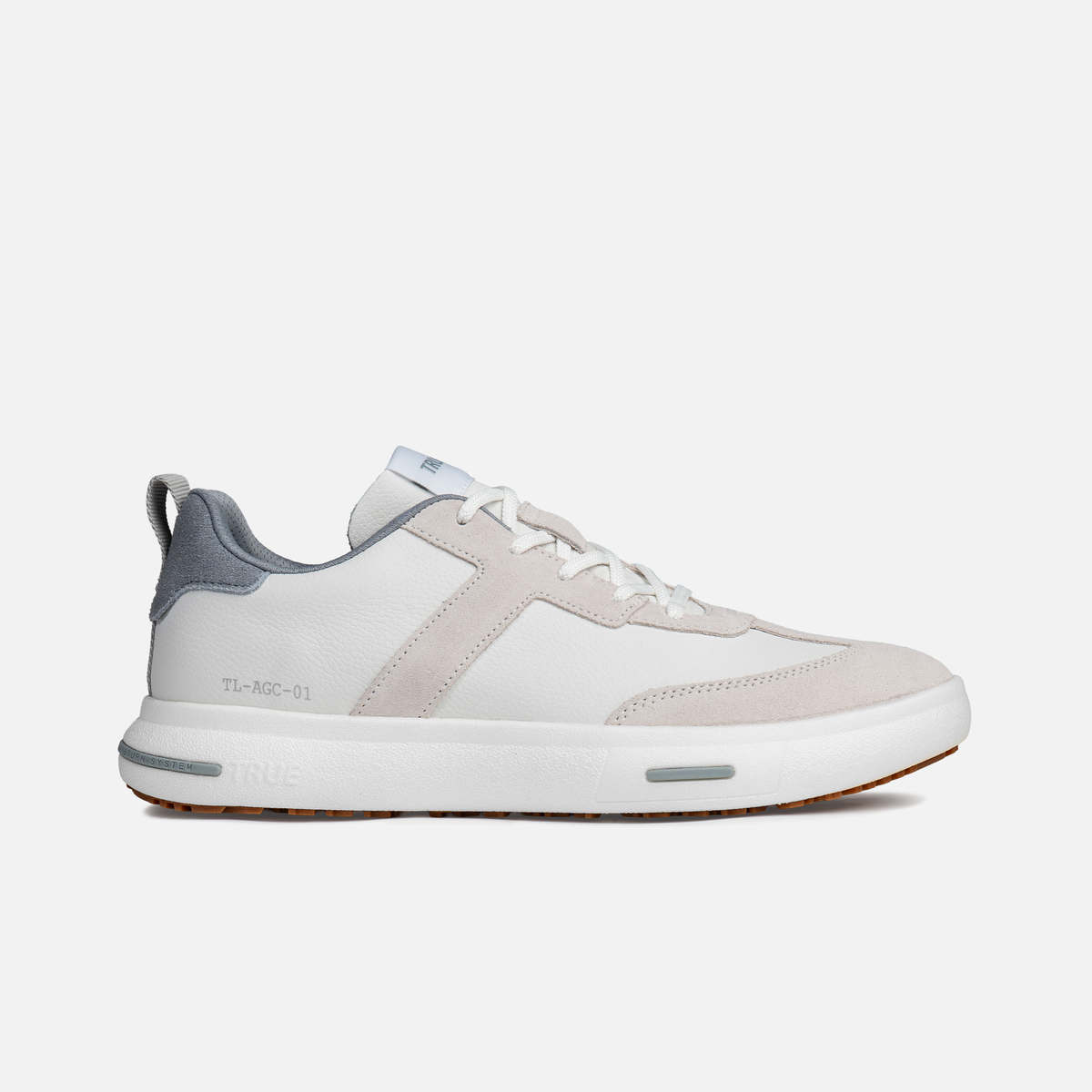 TRUE LinksWear Antigravity Leather Men's Waterproof Golf Shoes - Glacier White