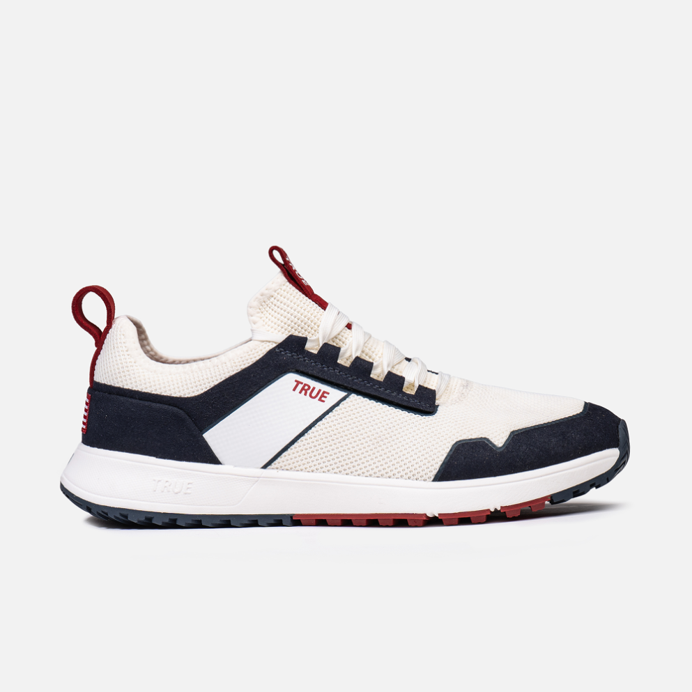TRUE LinksWear All Day Knit Four Men's Spikeless Golf Shoes - Patriot