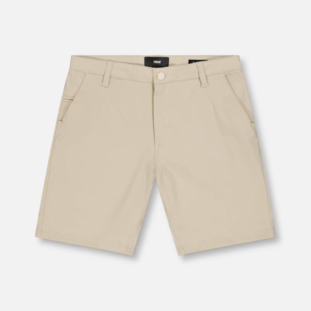 TRUE LinksWear All Day Golf Short - Light Khaki