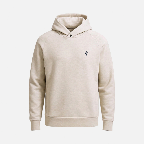 TRUE LinksWear Future Staples Hoodie Dead Golfer - Heather Oatmeal
