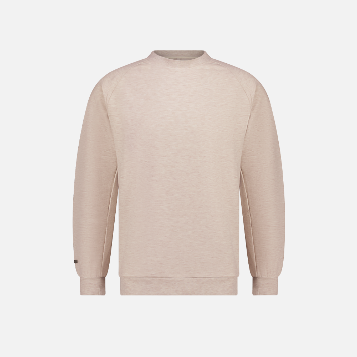 TRUE LinksWear Future Staples Crewneck - Heather Oatmeal