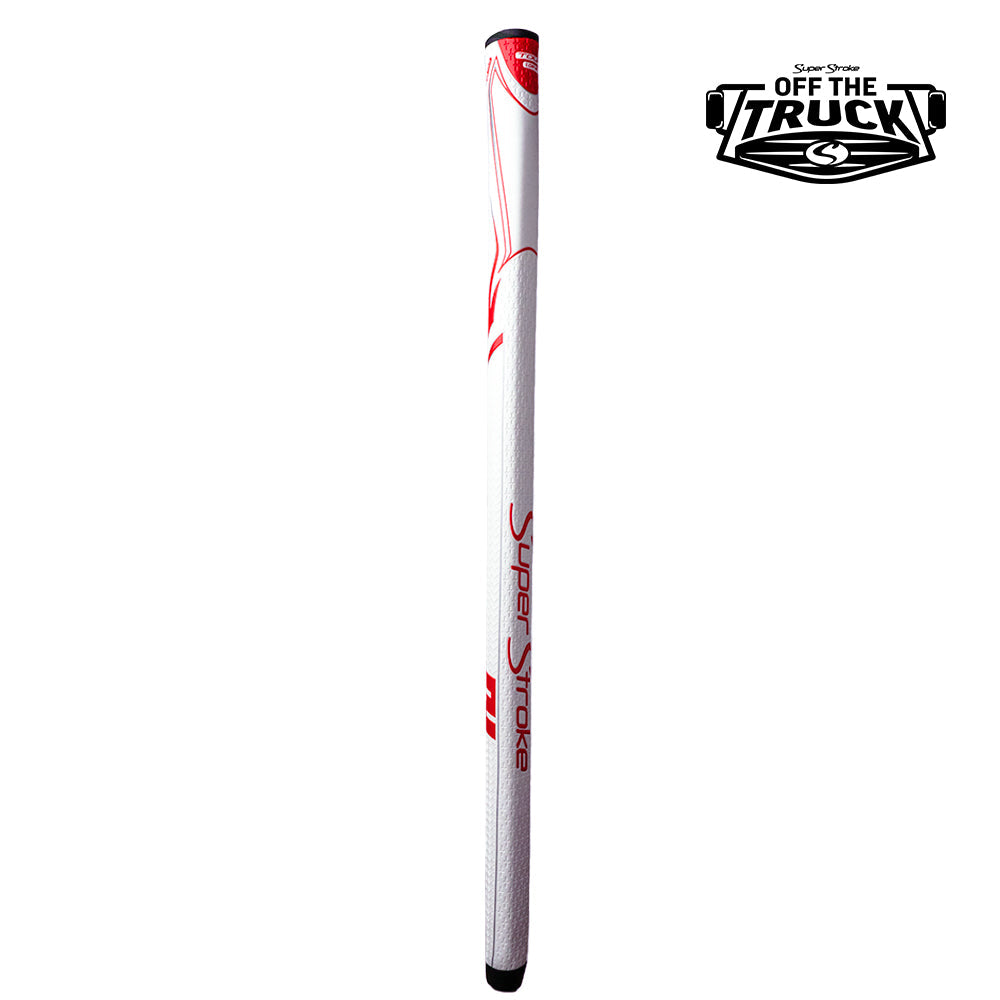 SuperStroke Zenergy 1.0P 21" Putter Grip - White Red