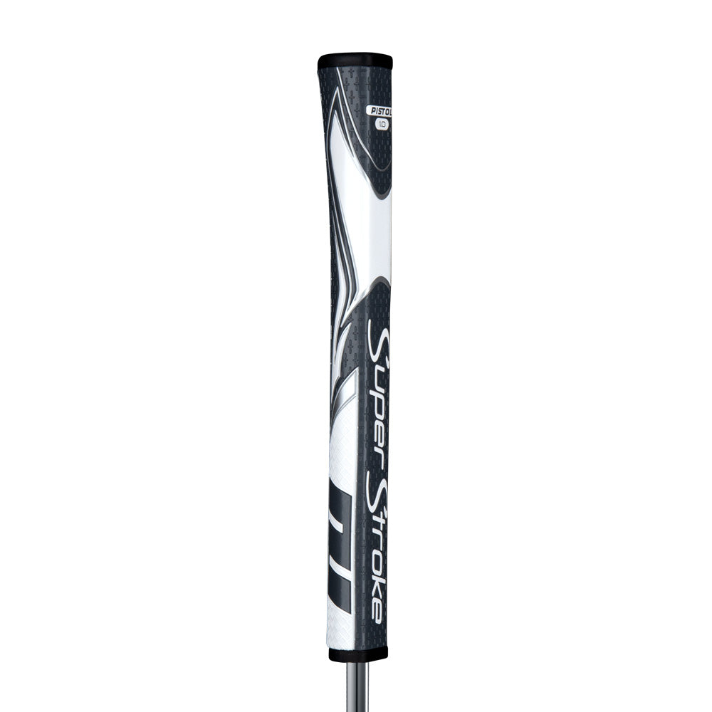 SuperStroke Zenergy Pistol 1.0 Putter Grip - Grey White