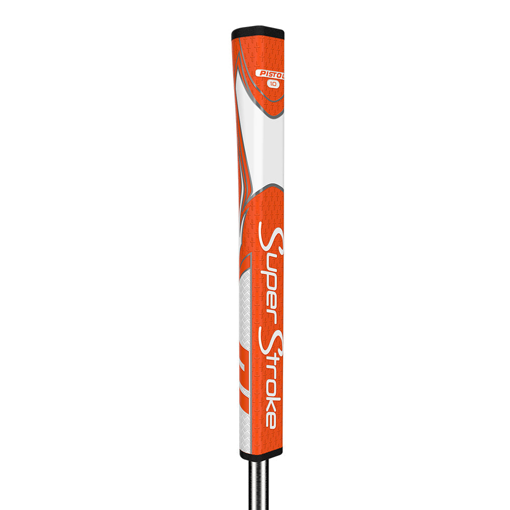 SuperStroke Zenergy Pistol 1.0 Putter Grip - Orange White