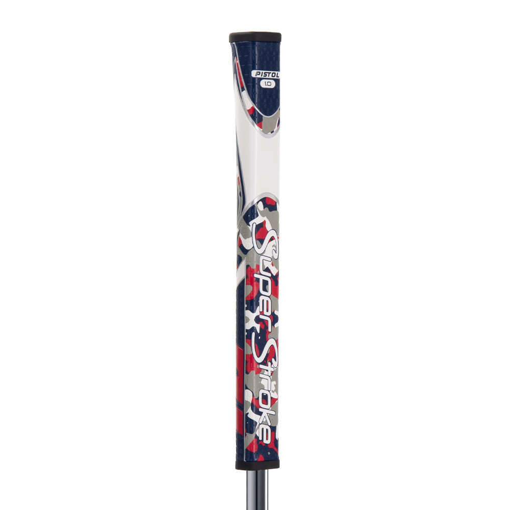 SuperStroke Zenergy Pistol 1.0 Putter Grip - Red White Blue Camo