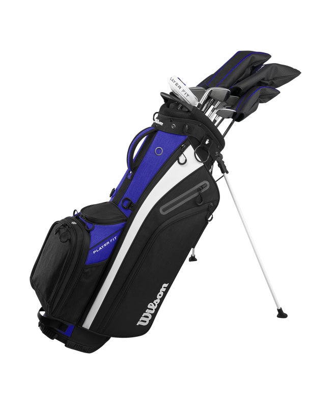 Wilson Men's PlayerFit Steel Complete Set with Stand Bag