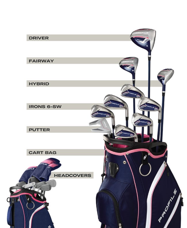 Wilson Women's Profile Complete Set with Stand Bag