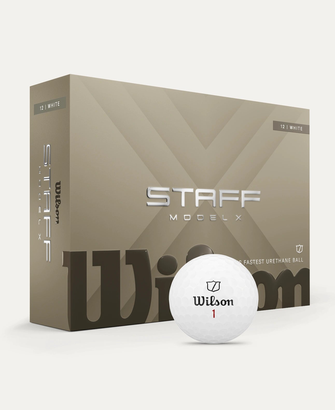 Wilson Staff Model X Golf Balls (White)