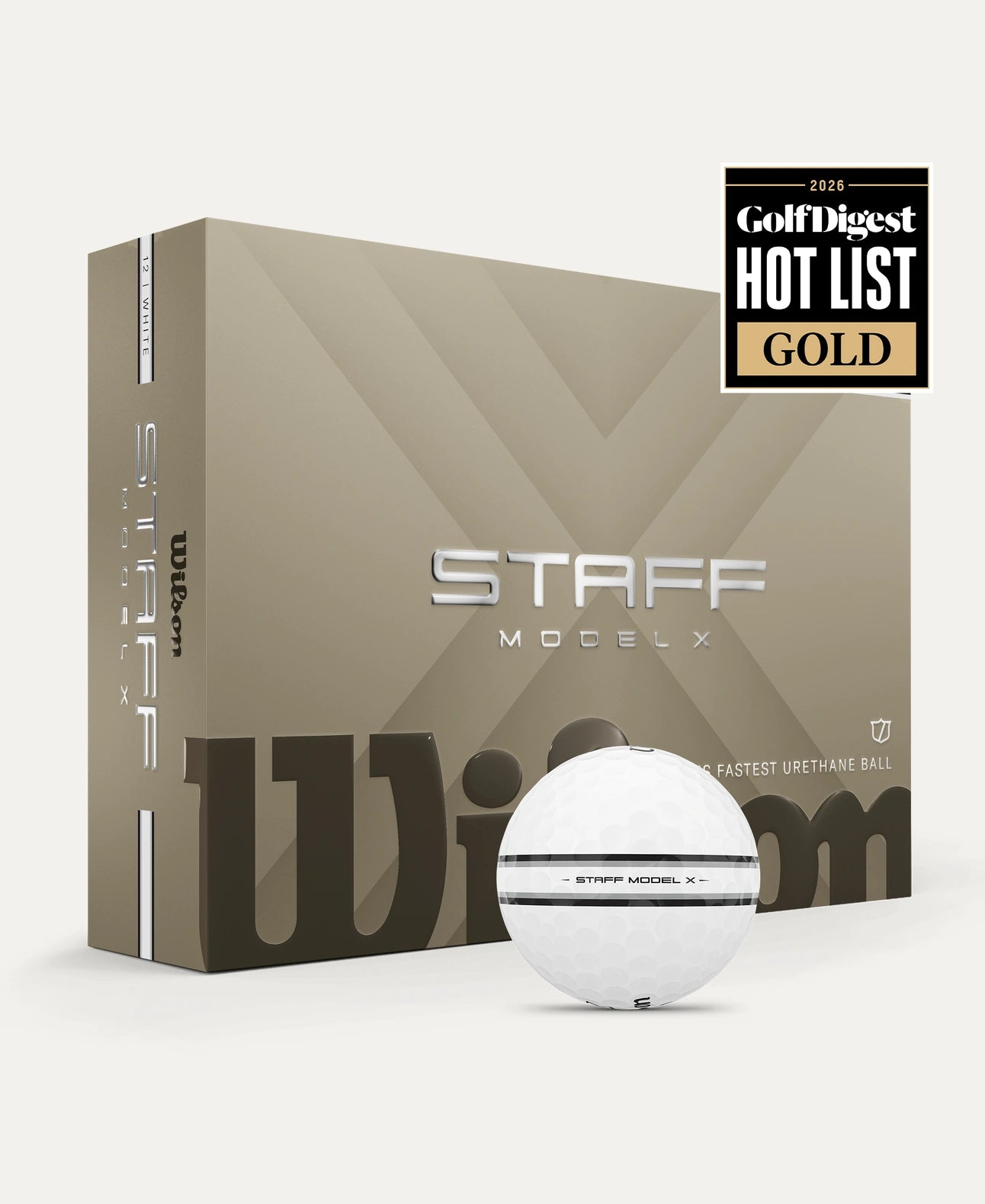 Wilson Staff Model X TRK360 Golf Balls (White)