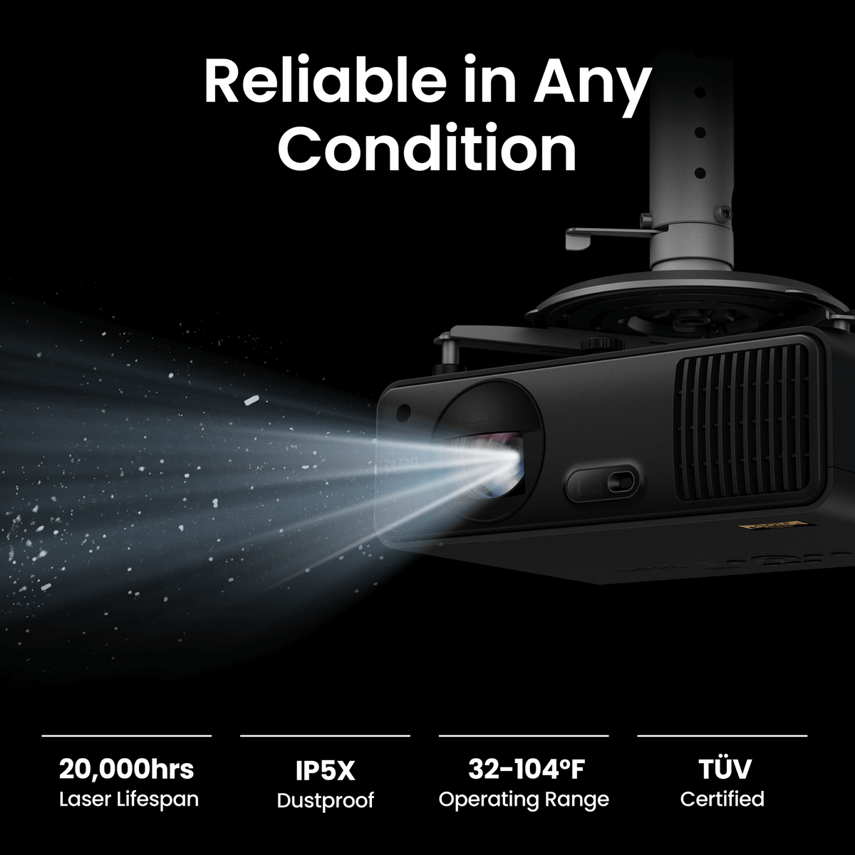 BenQ AH700ST 4000 Lumen 1080P Short Throw Laser Golf Simulator Projector - view 12
