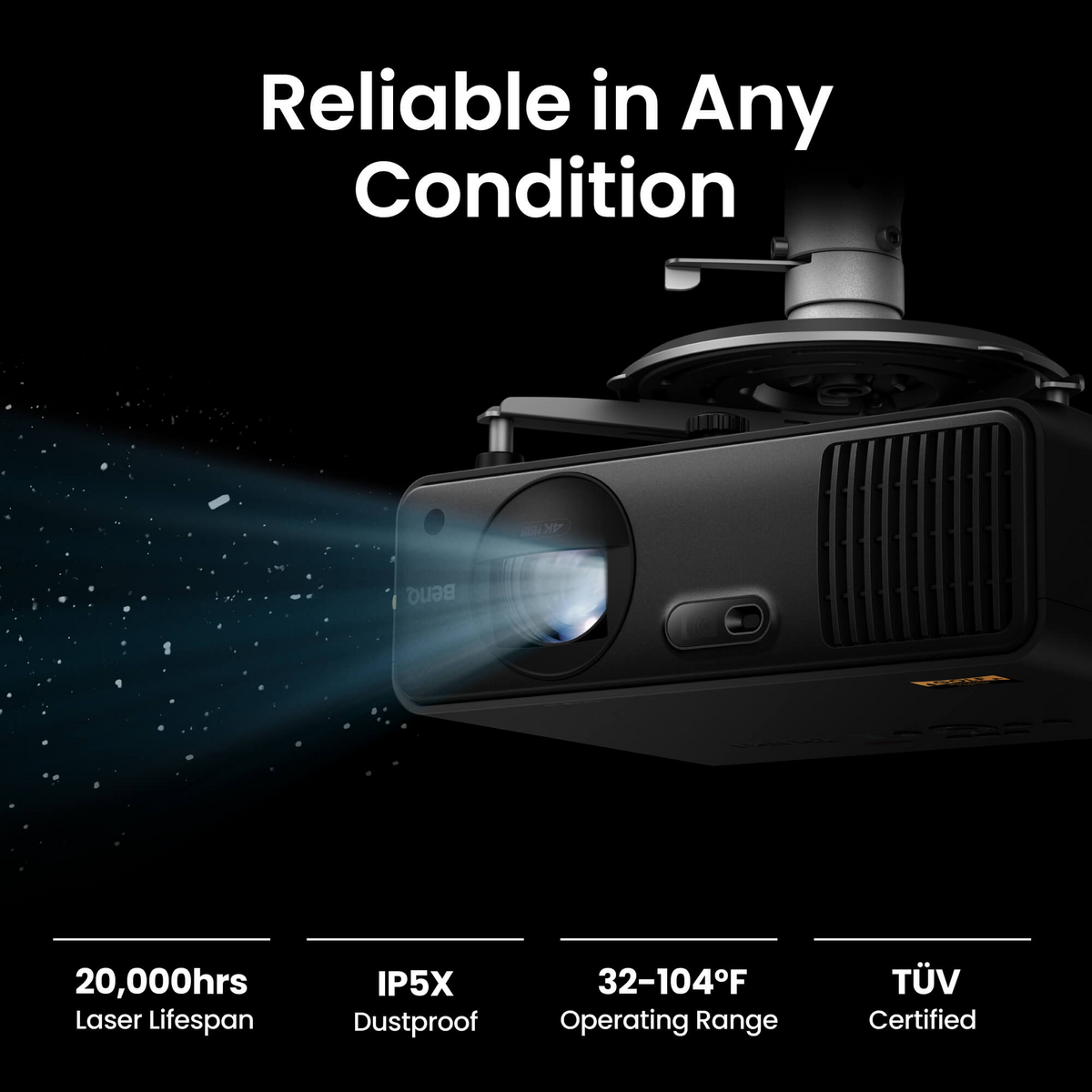 BenQ AK700ST 4000 Lumen 4K Short Throw Laser Golf Simulator Projector - view 14