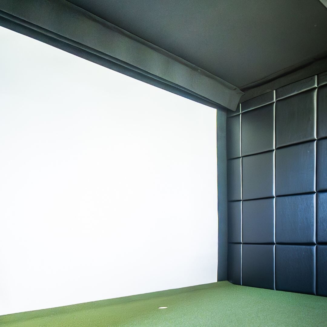 Golf Simulator Carpet Panel Gap Pad indoor golf product, available from Grater Golf