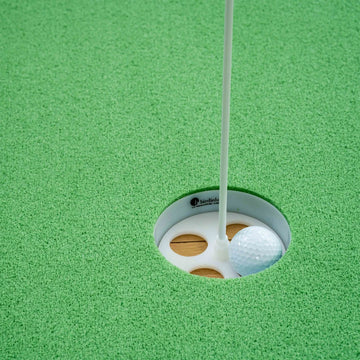 Putting Green Cups and Flags 1" deep