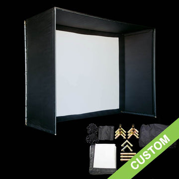 SIG DIY Golf Simulator Enclosure - Pipes Not Included indoor golf product, available from Grater Golf