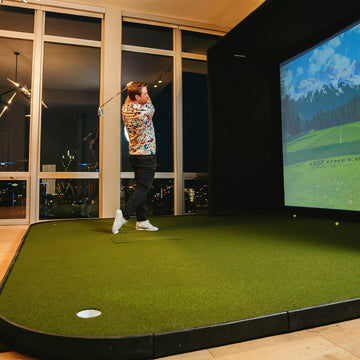 SIGPRO Golf Simulator Flooring indoor golf product, available from Grater Golf