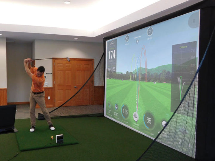 Grater Golf Simulators Par Bay Golf Sim with Standard Impact Screen