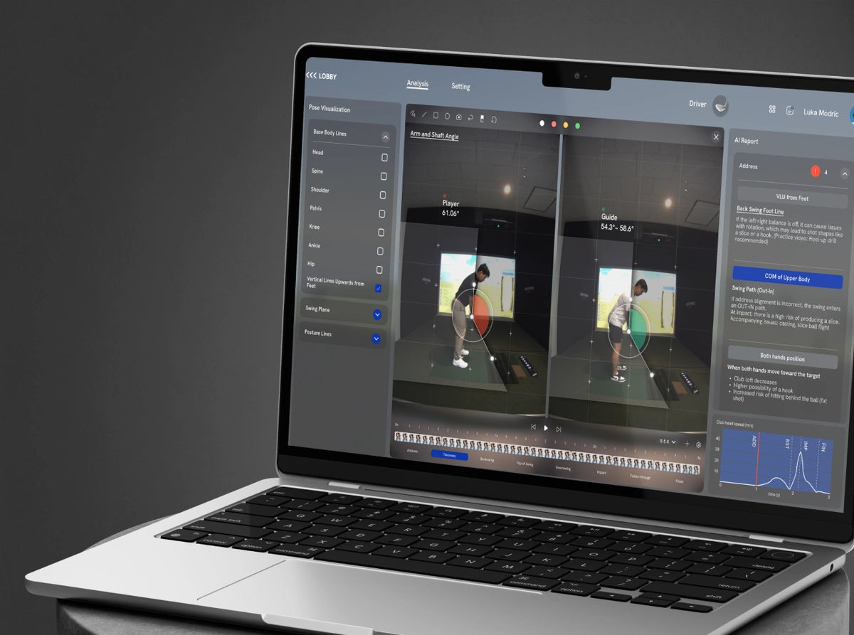 Laon SwingCraft SwingEZ AI Swing Analysis & Self-Training System for VTrack