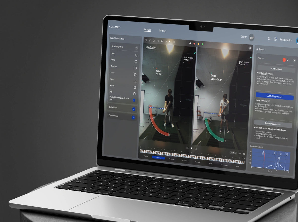 Laon SwingCraft SwingEZ AI Swing Analysis & Self-Training System for VTrack