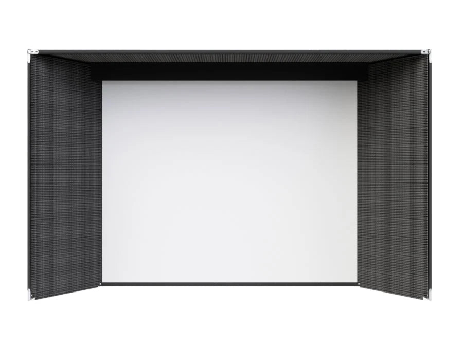 Grater Golf Albatross Golf Simulator Enclosure with Preferred Impact Screen