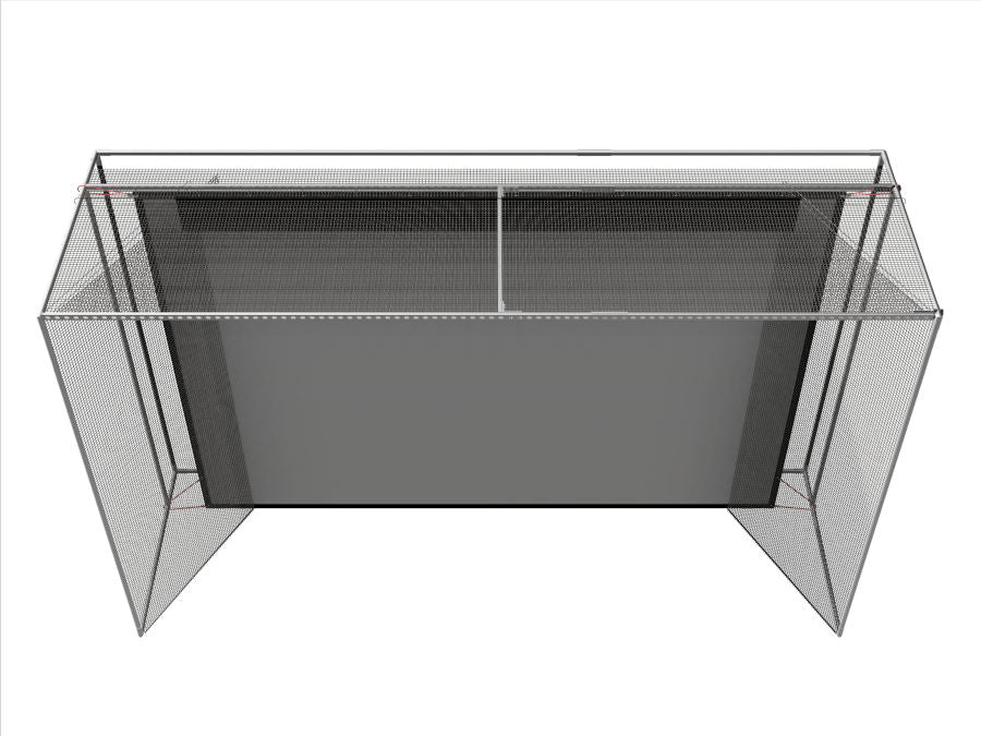 Grater Golf Albatross Golf Simulator Enclosure with Preferred Impact Screen