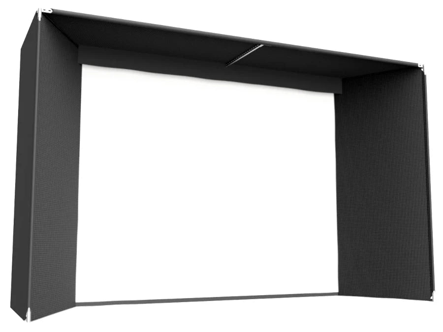 Grater Golf Albatross Golf Simulator Enclosure with Preferred Impact Screen