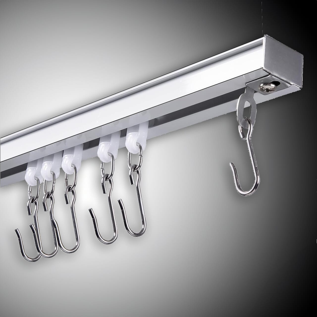 Ceiling Track for SIG Golf Simulator Curtains indoor golf product, available from Grater Golf
