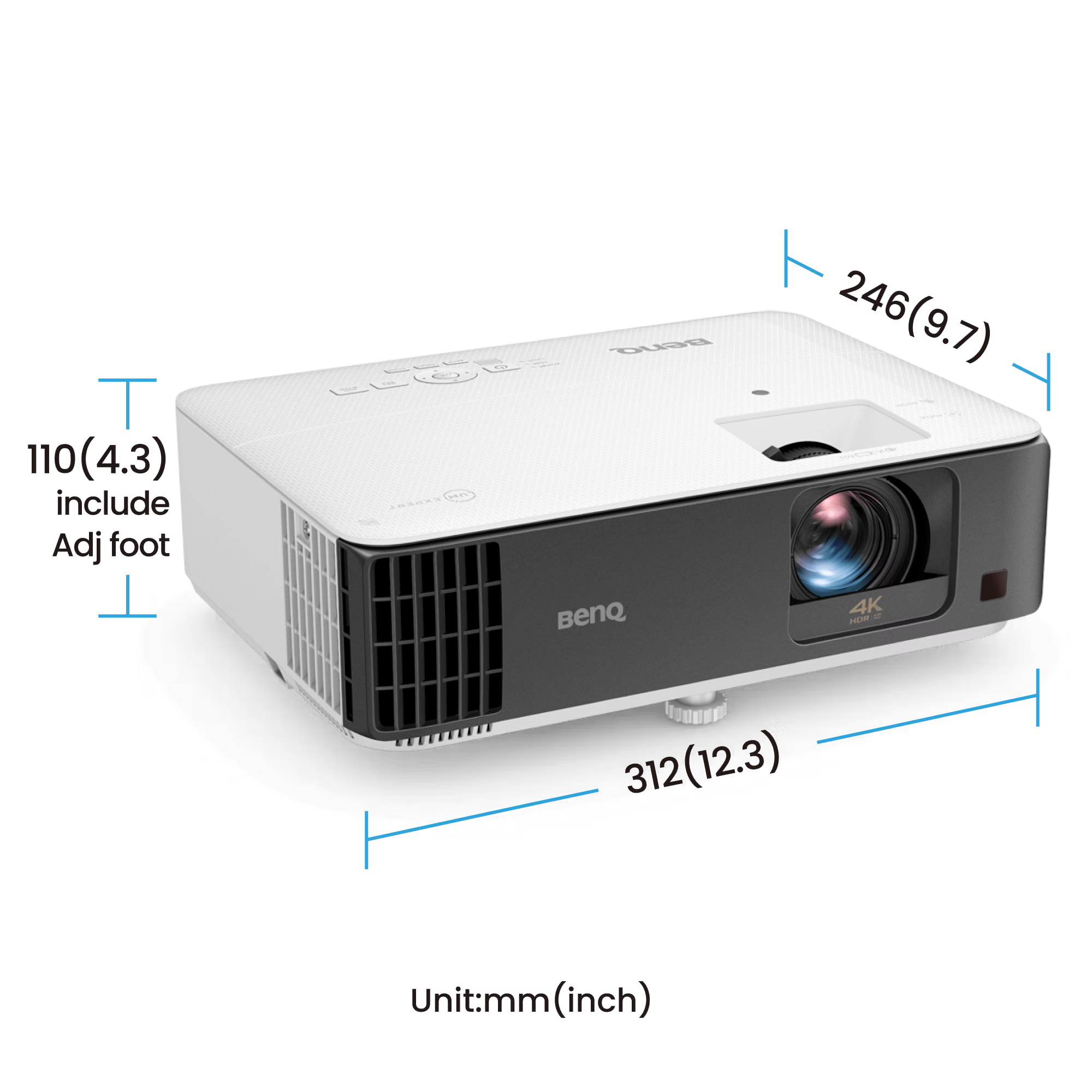 BENQ TK700ST｜4K 3000lm BenQ Casual Gaming Projector