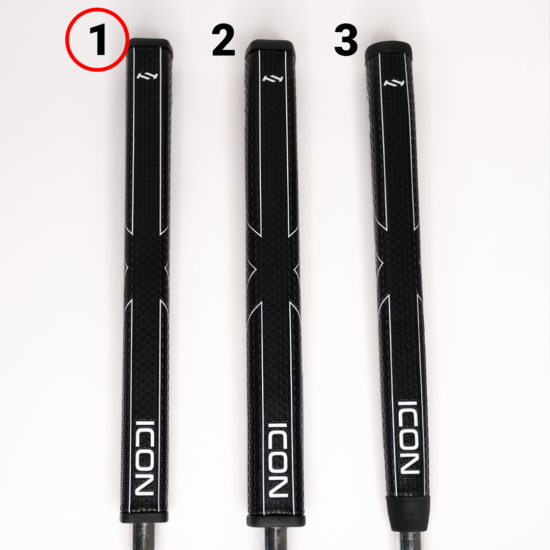 True Temper ICON #1 Pistol Putter Grip - top view