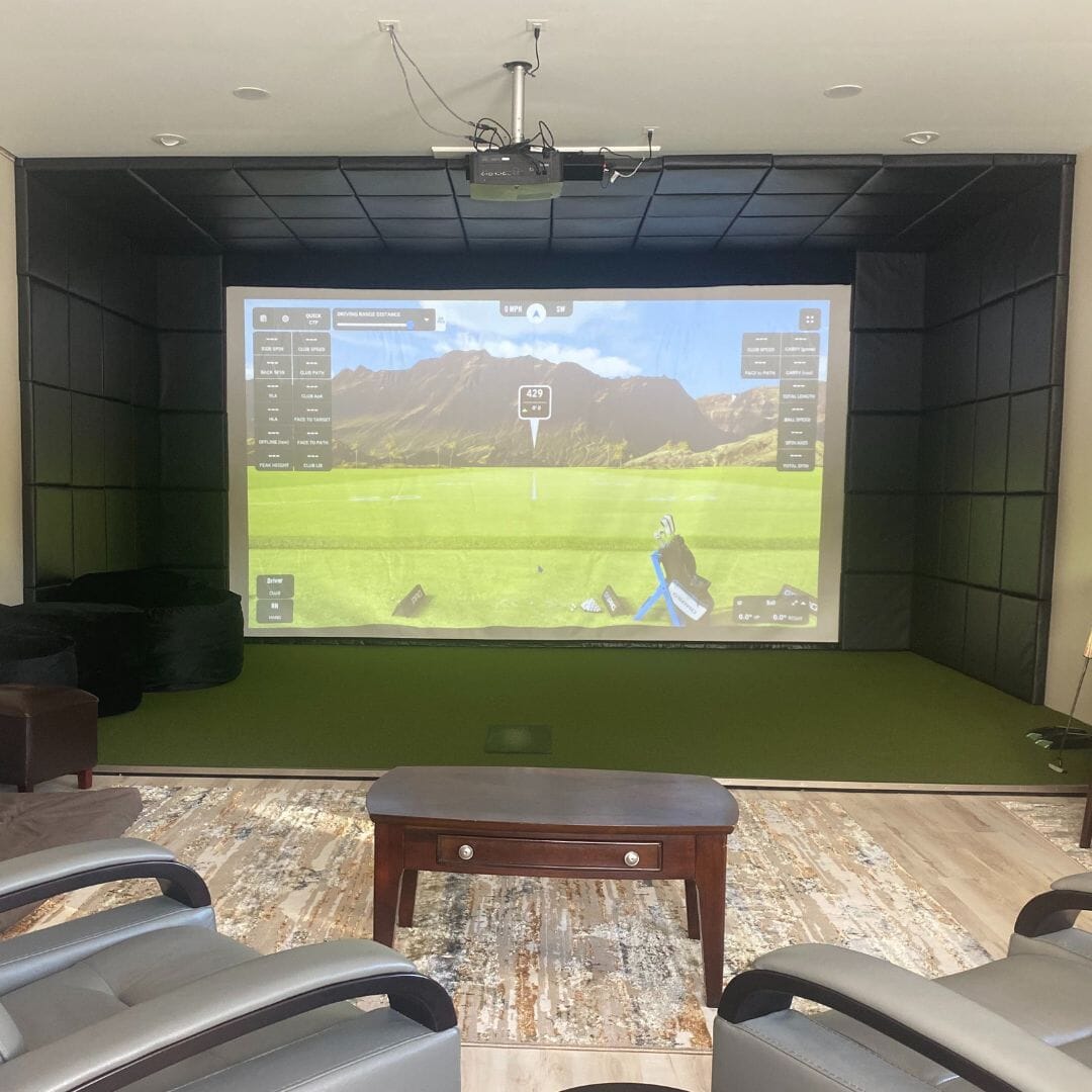 SIGPRO Golf Simulator Wall Padding - Black official Shop Indoor Golf product photo 2