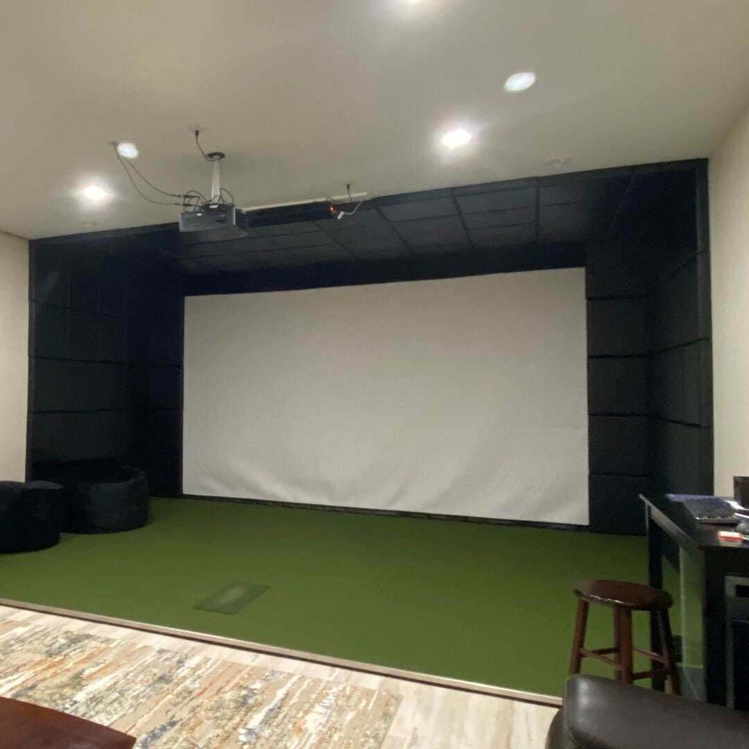 SIGPRO Golf Simulator Wall Padding - Black official Shop Indoor Golf product photo 3